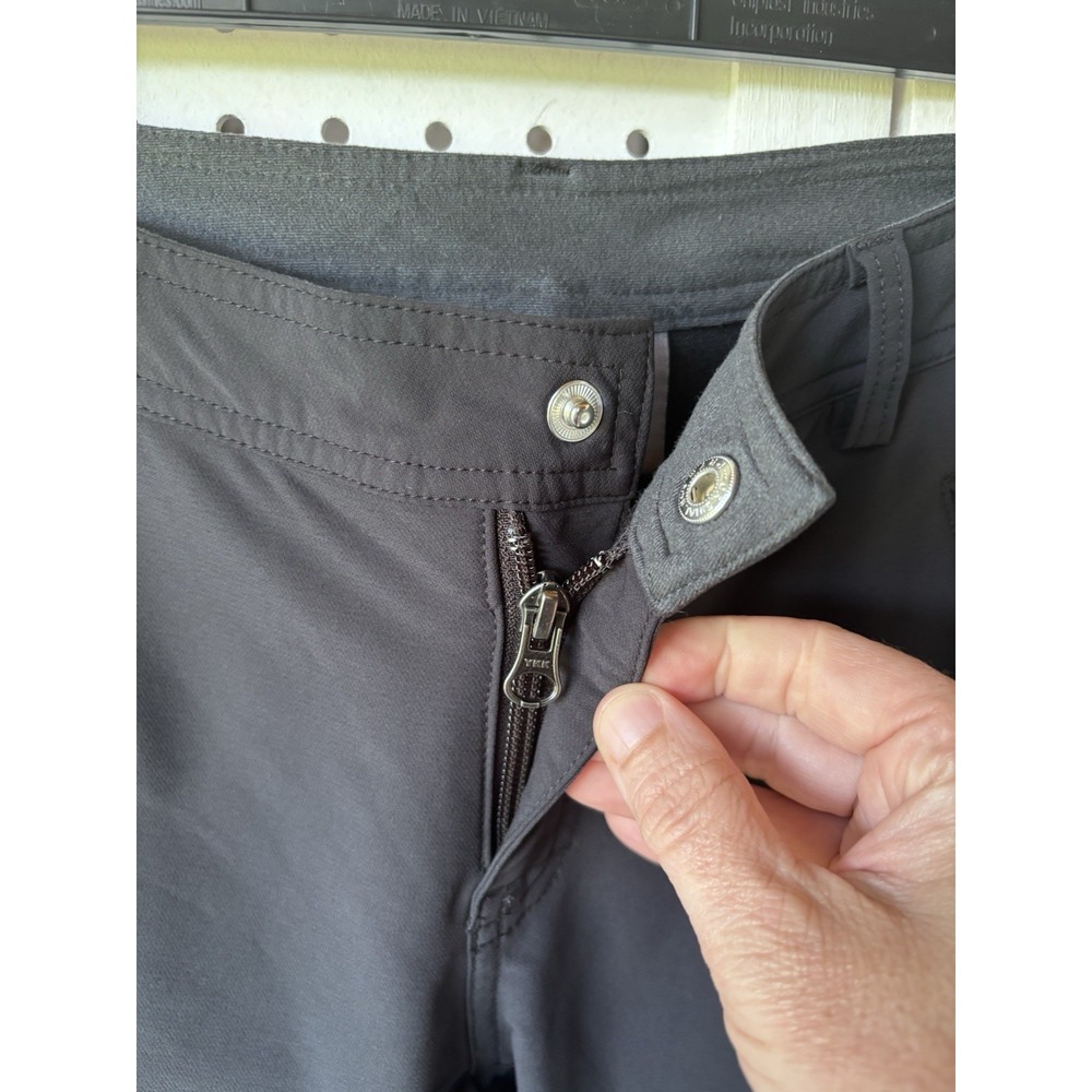 REI Nylon Spandex Pants Women's 6P Black Zip Pocket Ankles Gorpcore Hiking - Picture 2 of 6